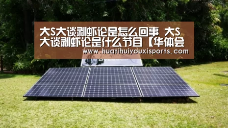 大S大谈剥虾论是怎么回事 大S大谈剥虾论是什么节目【华体会入口】(图2) 华体会官方